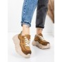 Pantofi Sport Dama din piele naturala 9805 BROWN | FRANCO GERARDO