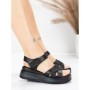 Sandale Dama din piele naturala 2569 BLACK | ADVANCER