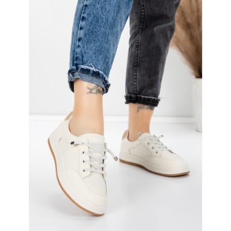 Pantofi Sport Dama din piele naturala 8196-8 APRICOT | FRANCO GERARDO