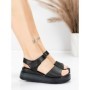 Sandale Dama din piele naturala 25069 BLACK | ADVANCER