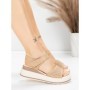 Sandale Dama din piele naturala 25069 APRICOT | ADVANCER