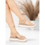 Sandale Dama din piele naturala 25069 APRICOT | ADVANCER