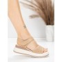 Sandale Dama din piele naturala 25069 APRICOT | ADVANCER