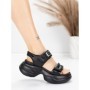 Sandale Dama din piele naturala 6818-1 BLACK | ADVANCER