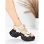 Sandale Dama din piele naturala 6818-1 CREAM | ADVANCER