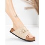 Papuci Dama din piele naturala 2559 APRICOT | ADVANCER