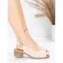 Sandale Dama din piele naturala 352-1 APRICOT | ADVANCER