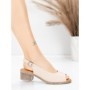 Sandale Dama din piele naturala 352-1 APRICOT | ADVANCER