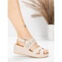 Sandale Dama din piele naturala 9573 CREAM | ADVANCER