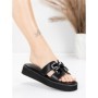 Papuci Dama din piele naturala 5SY33 BLACK | MEI