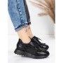 Sneakers Dama 5H66 BLACK | MEI