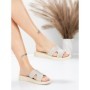 Papuci Dama cu Talpa Joasa 5XJ110 BEIGE | MEI