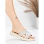 Papuci Dama cu Talpa Joasa 5XJ110 BEIGE | MEI