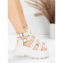 Sandale Dama cu Platforma 56WL31 WHITE | MEI