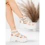 Sandale Dama cu Platforma 56WL31 WHITE | MEI