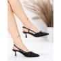 Pantofi Stiletto 5LE32 BLACK | MEI