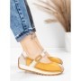 Pantofi Casual Dama din piele naturala KM9205 YELLOW | ADVANCER