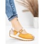Pantofi Casual Dama din piele naturala KM9205 YELLOW | ADVANCER