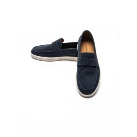 Mocasini Barbati din piele naturala 3-824-29 BLUE | ADVANCER