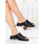 Papuci Dama cu Talpa Joasa 5SY37 BLACK | MEI