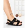 Sandale Dama cu Toc Gros 5SY38 BLACK | MEI