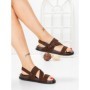 Sandale Dama cu Toc Gros 5SY38 BROWN | MEI