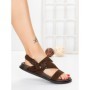 Sandale Dama cu Toc Gros 5SY38 BROWN | MEI