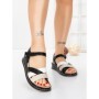 Sandale Dama cu Talpa Joasa 5GS25 BLACK | MEI