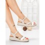 Sandale Dama cu Talpa Joasa 5GS25 OFF WHITE | MEI