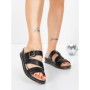 Papuci Dama cu Talpa Joasa 5GS26 BLACK | MEI