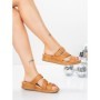 Papuci Dama cu Talpa Joasa 5GS26 BROWN | MEI