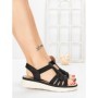 Sandale Dama cu Talpa Joasa 5GS27 BLACK | MEI