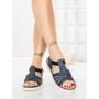 Sandale Dama cu Talpa Joasa 5GS27 BLUE | MEI