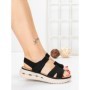 Sandale Dama cu Talpa Joasa 5GS28 BLACK | MEI