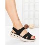 Sandale Dama cu Talpa Joasa 5GS28 BLACK | MEI