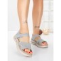 Sandale Dama cu Talpa Joasa 5GS28 GREY | MEI