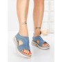 Sandale Dama cu Talpa Joasa 5GS29 BLUE | MEI