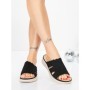 Papuci Dama cu Talpa Joasa 5GS30 BLACK | MEI