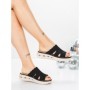 Papuci Dama cu Talpa Joasa 5GS30 BLACK | MEI