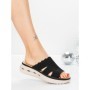 Papuci Dama cu Talpa Joasa 5GS30 BLACK | MEI