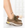 Pantofi Casual Dama din piele naturala K22112 KHAKI | BERLINER