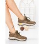 Pantofi Casual Dama din piele naturala K22112 KHAKI | BERLINER