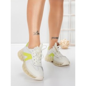 Pantofi Sport Dama din piele naturala 2382-3 GREEN | FRANCO GERARDO