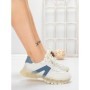 Pantofi Sport Dama din piele naturala 2382-3 BLUE | FRANCO GERARDO
