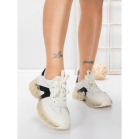 Pantofi Sport Dama din piele naturala 2382-3 BLACK | FRANCO GERARDO