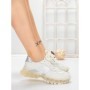 Pantofi Sport Dama din piele naturala 2382-3 SILVER | FRANCO GERARDO