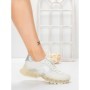 Pantofi Sport Dama din piele naturala 2382-3 SILVER | FRANCO GERARDO