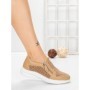 Pantofi Casual Dama din piele naturala CS07 APRICOT | FRANCO GERARDO