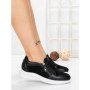 Pantofi Casual Dama din piele naturala CS07 BLACK | FRANCO GERARDO