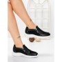 Pantofi Casual Dama din piele naturala CS07 BLACK | FRANCO GERARDO